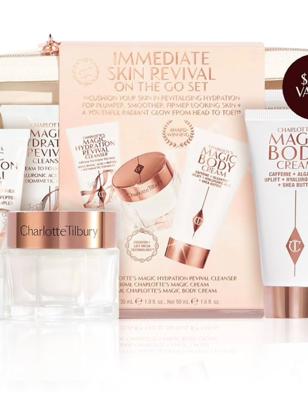 Charlotte Tilbury Rose Gold Skincare Sample Sachet Pack